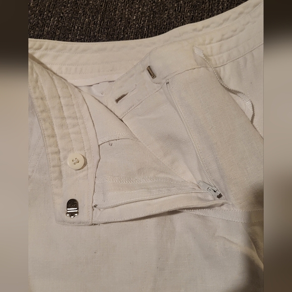 100% Linen Drawstring Capris - Picture 6 of 6